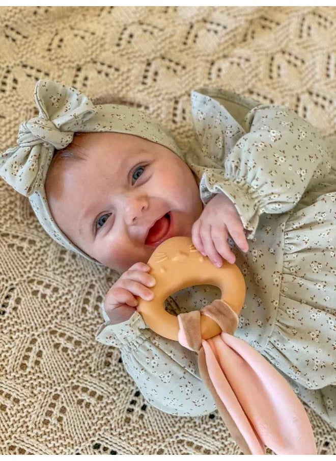 Mary Meyer Teething Toys Leika Silicone Baby Teether for Babies 0-12 Months, 9-Inches, Little Bunny