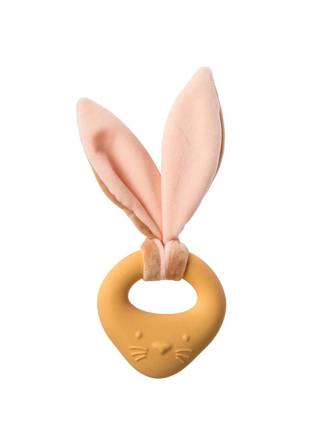 Mary Meyer Teething Toys Leika Silicone Baby Teether for Babies 0-12 Months, 9-Inches, Little Bunny