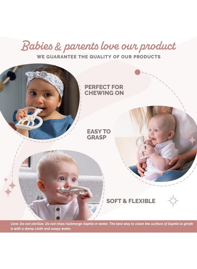 Sophie la girafe | Teething Ring | Made from Natural Rubber | Designed for Teething Babies | Awaken All 5 Senses | Easy to Clean
