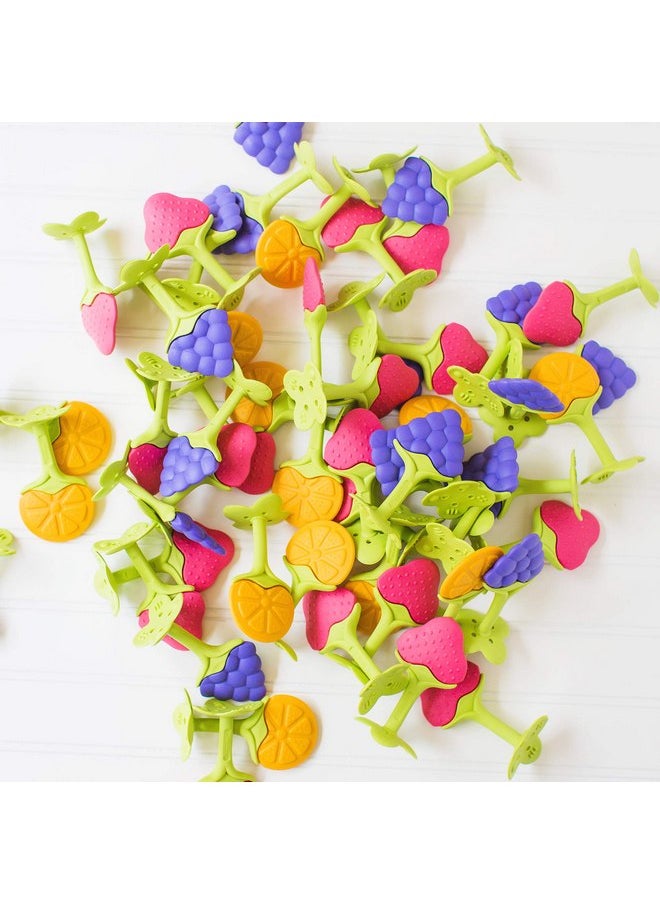 Innobaby Original Teethin Smart EZ Grip Fruit Teether and Sensory Toy for Babies and Toddlers in Grape. BPA Free Teether