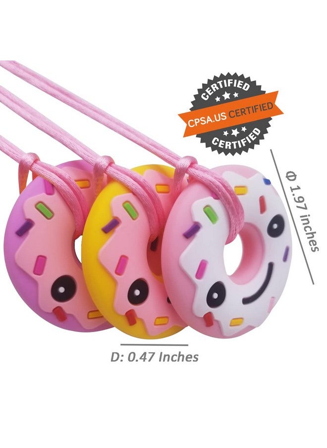 Xtra Tough (XT) Sensory Chew Necklace for Kids, Girls - Oral Sensory Chew Toys Teether Necklace Chewing Necklace Teething Necklace - Designed for Autism, ADHD, Oral Motor Girls