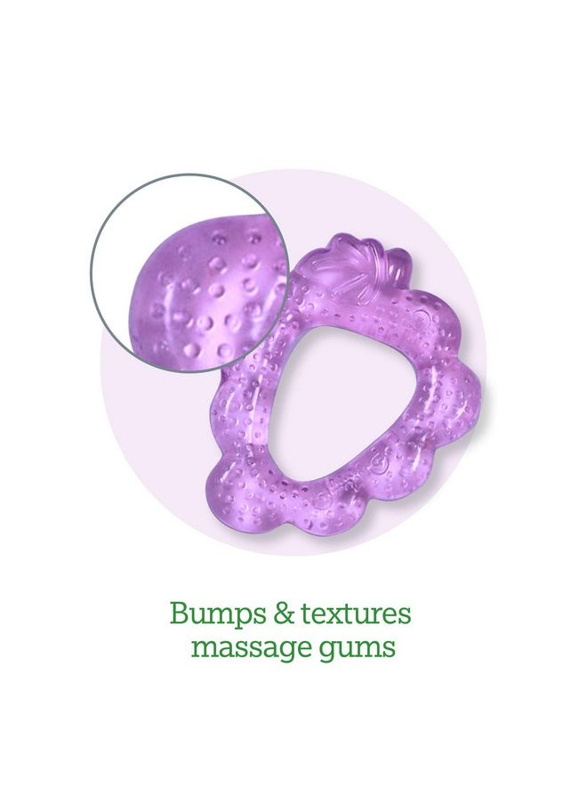 green sprouts Fruit Cooling Teether-Pink Strawberry