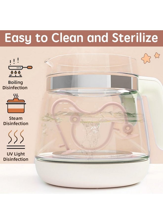 Baby Sensory Teething Chew High Chair Suction Toys for Infant Toddlers 6 12 18 24 Months Gifts, Food Grade Silicone Teether with Oak Loop Montessori Educational Baby Bath Toy (Pink)