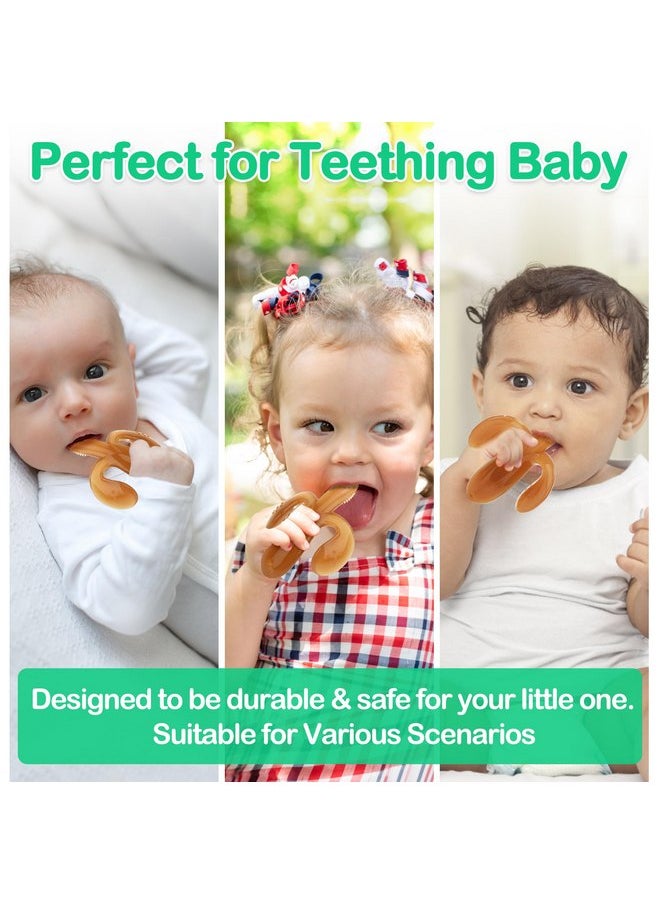 Food Feeder Baby WAJIAYON 2 Pack Amber Oil Baby Teething Toys for Babies 0-6 Months, Baby Toys 6 to 12 Months,Freezer BPA Free Soft and Textured