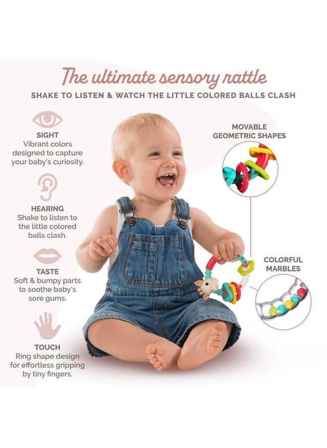 Sophie la girafe | Multi-Textured Rattle | Light & Easy to Grasp | Awaken All 5 Senses