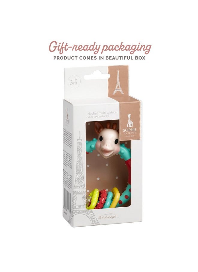 Sophie la girafe | Multi-Textured Rattle | Light & Easy to Grasp | Awaken All 5 Senses