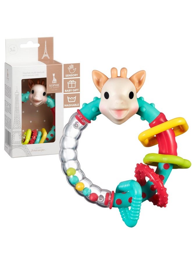 Sophie la girafe | Multi-Textured Rattle | Light & Easy to Grasp | Awaken All 5 Senses