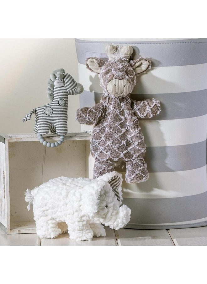 Mary Meyer Soft Baby Rattle with Soothing Teether Ring, 6-Inches, Afrique Giraffe