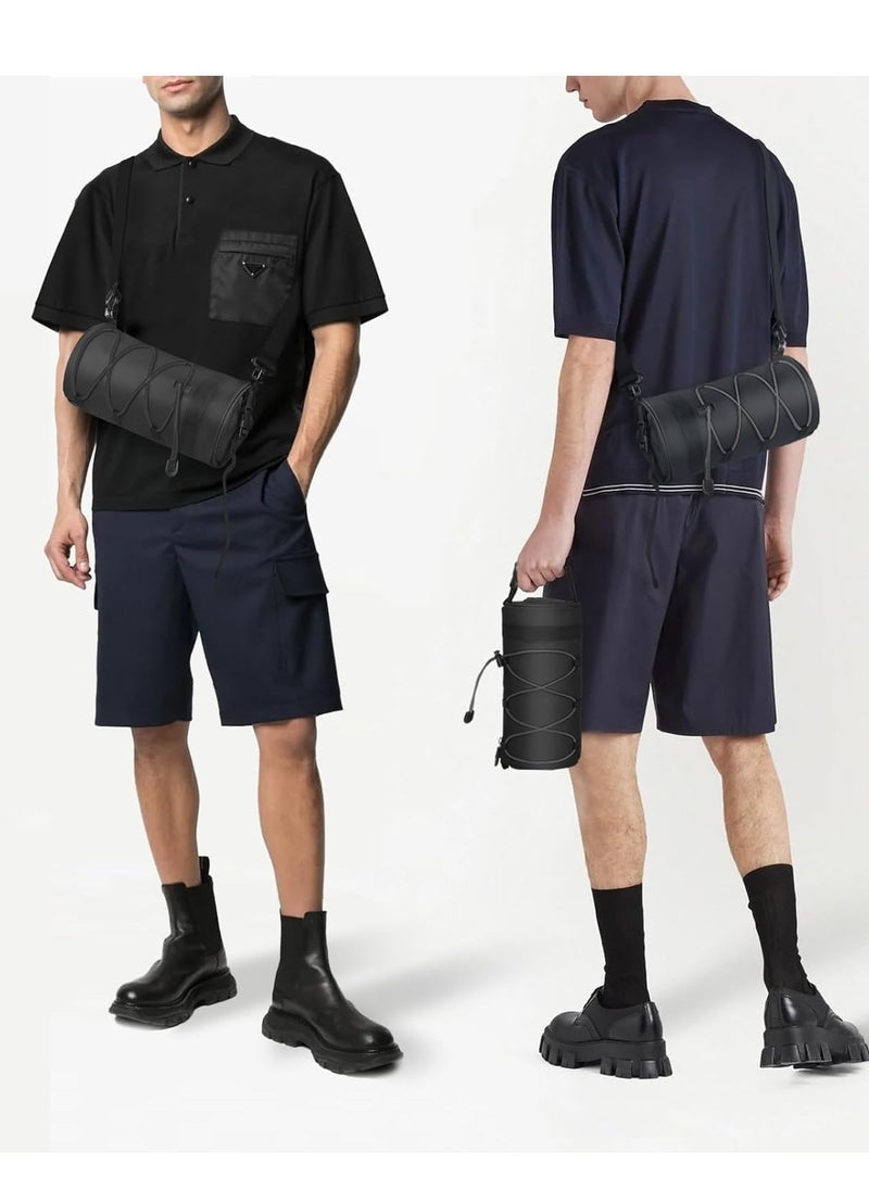 Bike Handlebar Bags for Bicycles Frame Scooter Storage With Waterproof Zipper Large Capacity Shoulder Mountain Road Accessories Cycling Travel