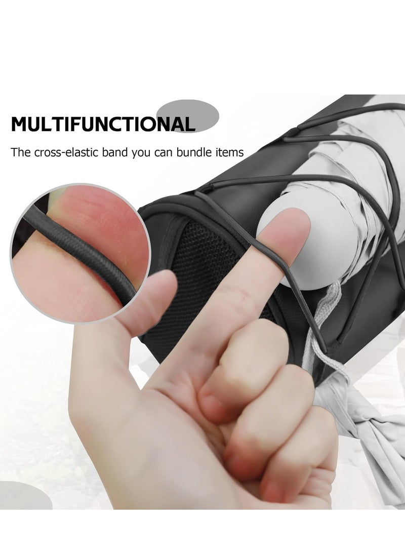 Bike Handlebar Bags for Bicycles Frame Scooter Storage With Waterproof Zipper Large Capacity Shoulder Mountain Road Accessories Cycling Travel