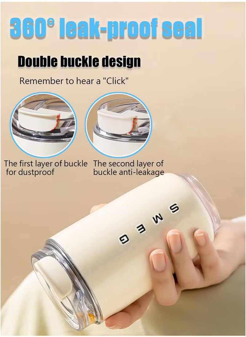 Travel Coffee Mug, Vacuum Insulated Travel Mug, Spill Proof Leakproof Tumbler With Lid, Double Wall Vacuum Insulation Flask for  Home, Office, Car and More