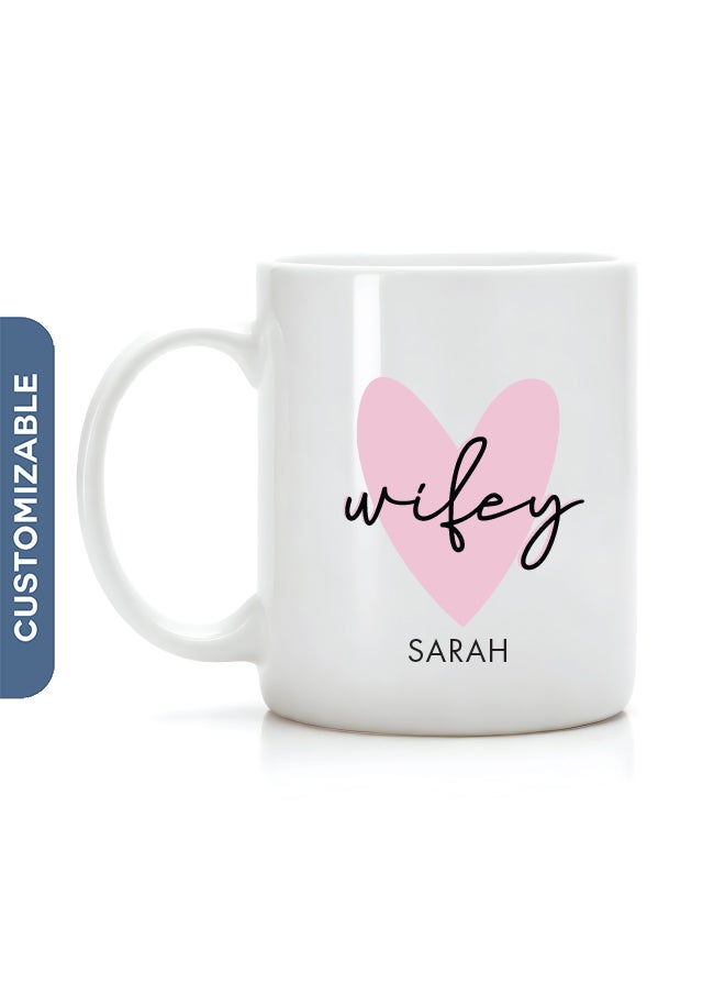 Wifey | Valentine's Day Personalised Coffee Mug