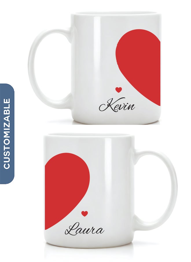 Love Heart | Valentine's Day Personalised Coffee Mug