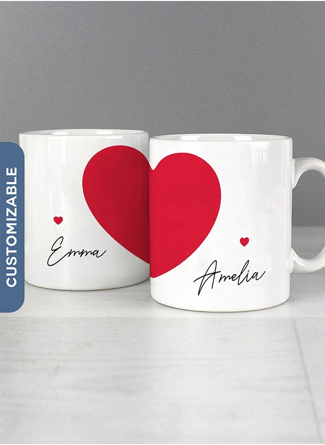 Love Heart | Valentine's Day Personalised Coffee Mug