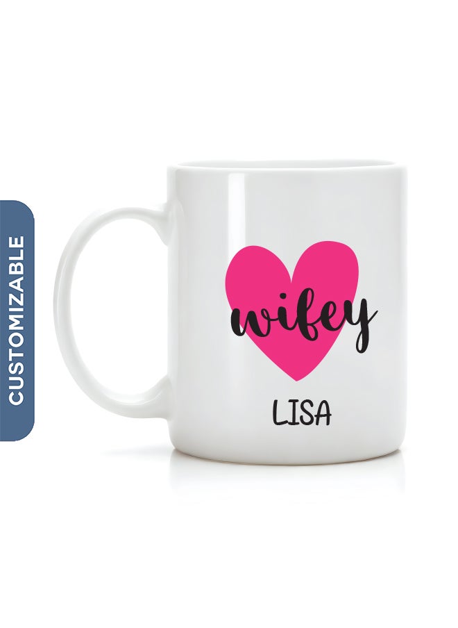 Wifey | Valentine's Day Personalised Coffee Mug