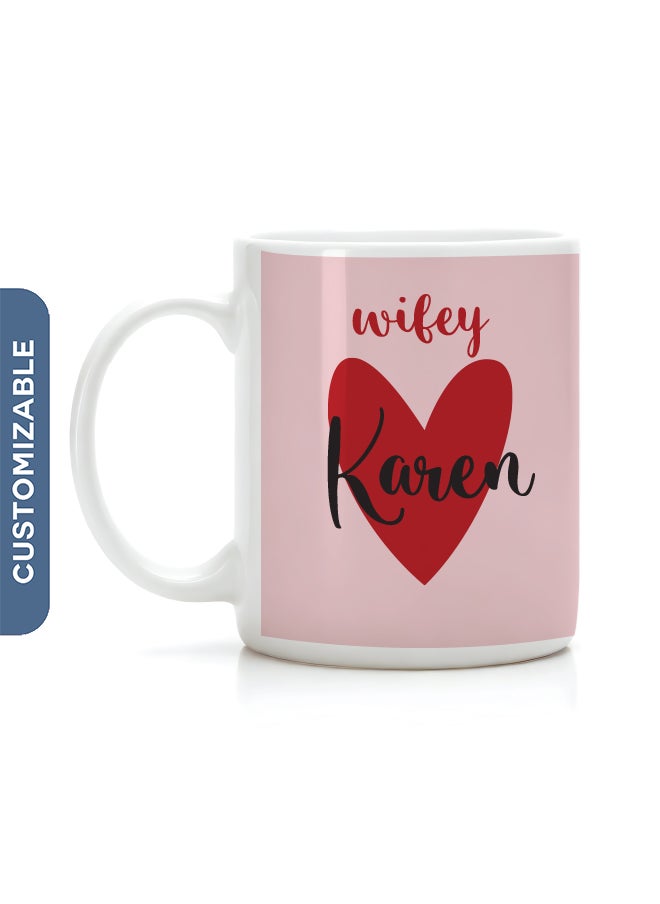 Wifey | Valentine's Day Personalised Coffee Mug