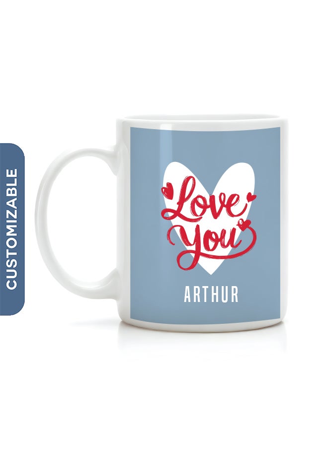 Love You | Valentine's Day Personalised Coffee Mug