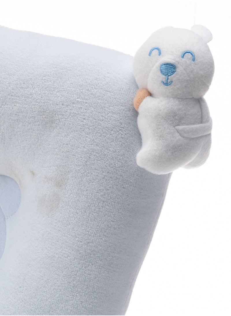 Newborn Baby Pillow, Soft and Breathable Flat Pillow for Newborns