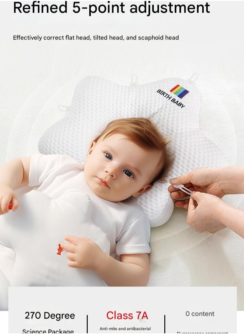 Specially Designed Baby Washable Pillow 0-1 Year old Auxiliary Round Head Artifact Universal Memory Cotton For All Seasons Baby
Shaped Pillow