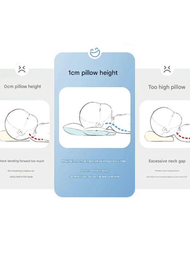 Specially Designed Baby Washable Pillow 0-1 Year old Auxiliary Round Head Artifact Universal Memory Cotton For All Seasons Baby
Shaped Pillow