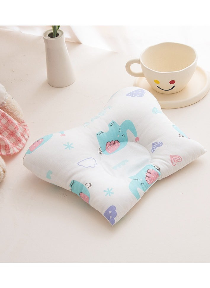 Cotton Baby Shaping Pillow Newborn Baby Head Shape Anti Deviation Head Anti Startle Comfort Pillow Suitable For All Seasons