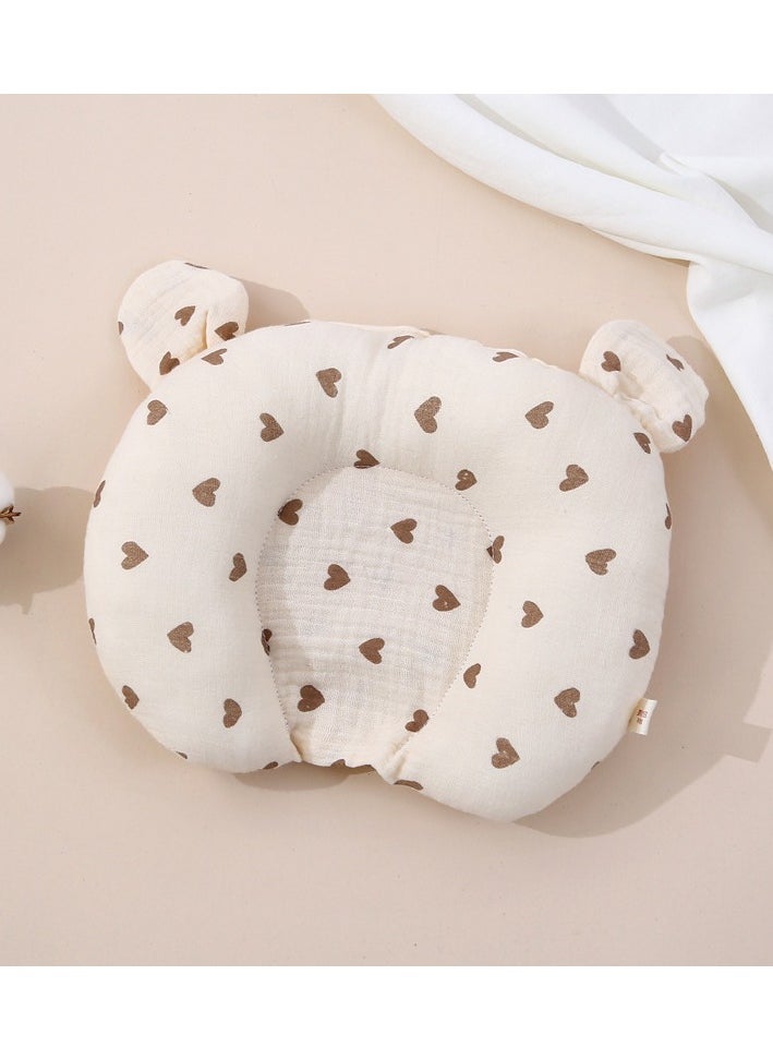 A-class Pure Cotton Baby U-shaped Shaping Pillow Baby Head Shape Anti Deviation Head Correction Sweat Absorption Washable Anti Startle And Soothing Pillow