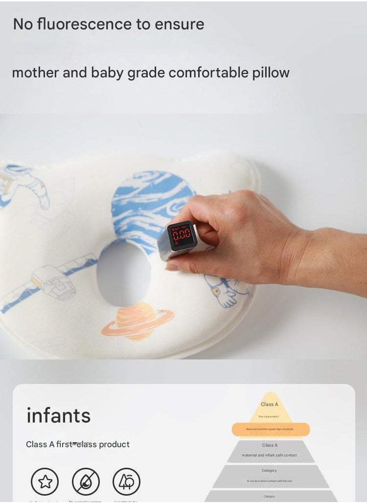 Specially Designed Baby Washable Pillow 0-1 Year old Auxiliary Round Head Artifact Universal Memory Cotton For All Seasons Baby
Shaped Pillow