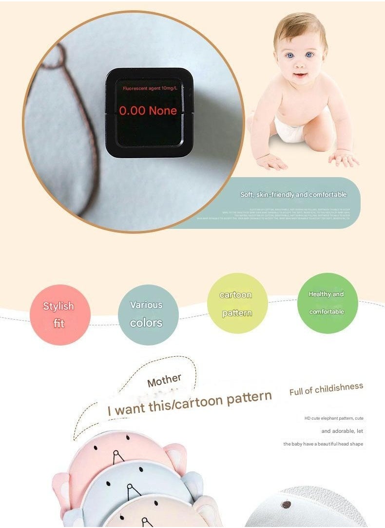 Cotton Baby Shaping Pillow Newborn Baby Head Shape Anti Deviation Head Anti Startle Comfort Pillow Suitable For All Seasons