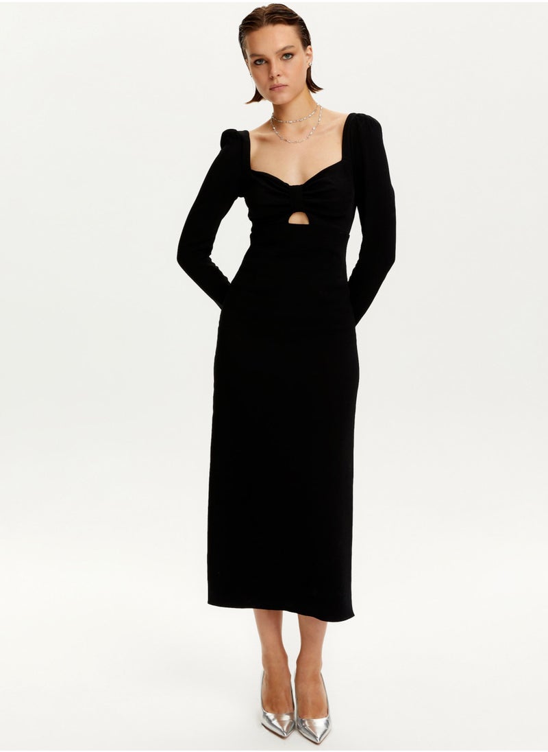 Cutout Midi Dress