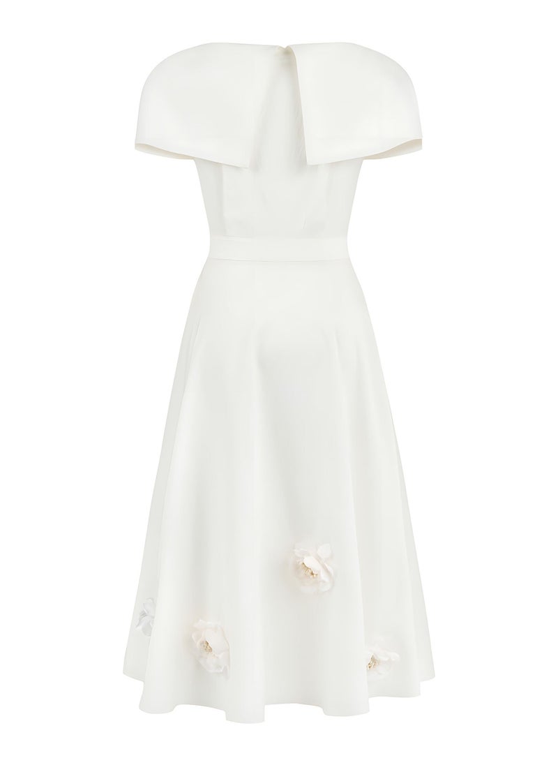 Floral Button-Front Dress