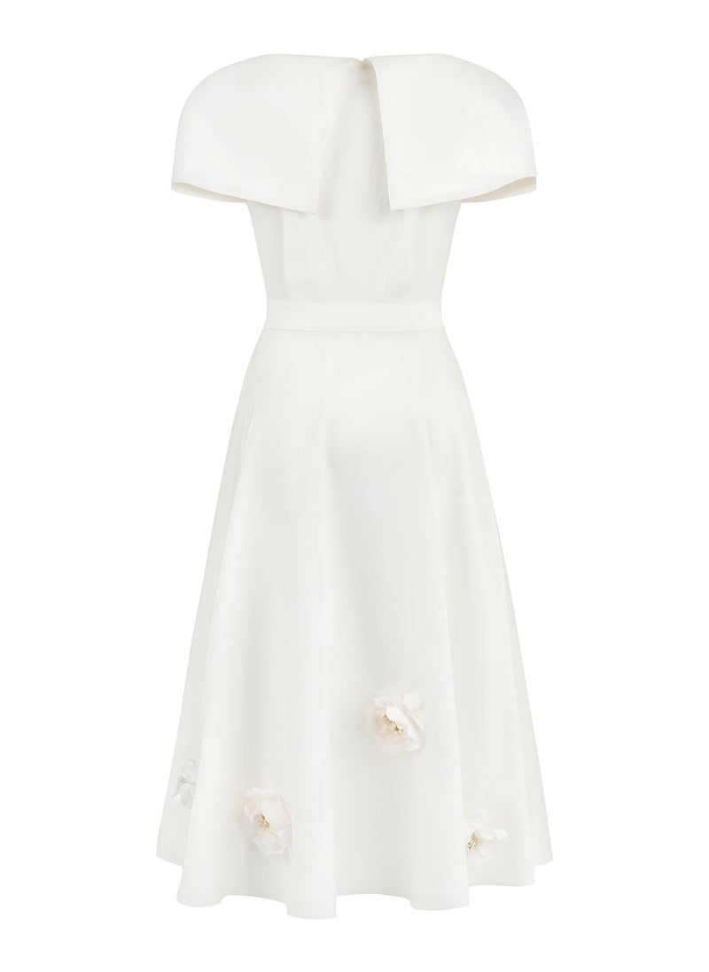 Floral Button-Front Dress
