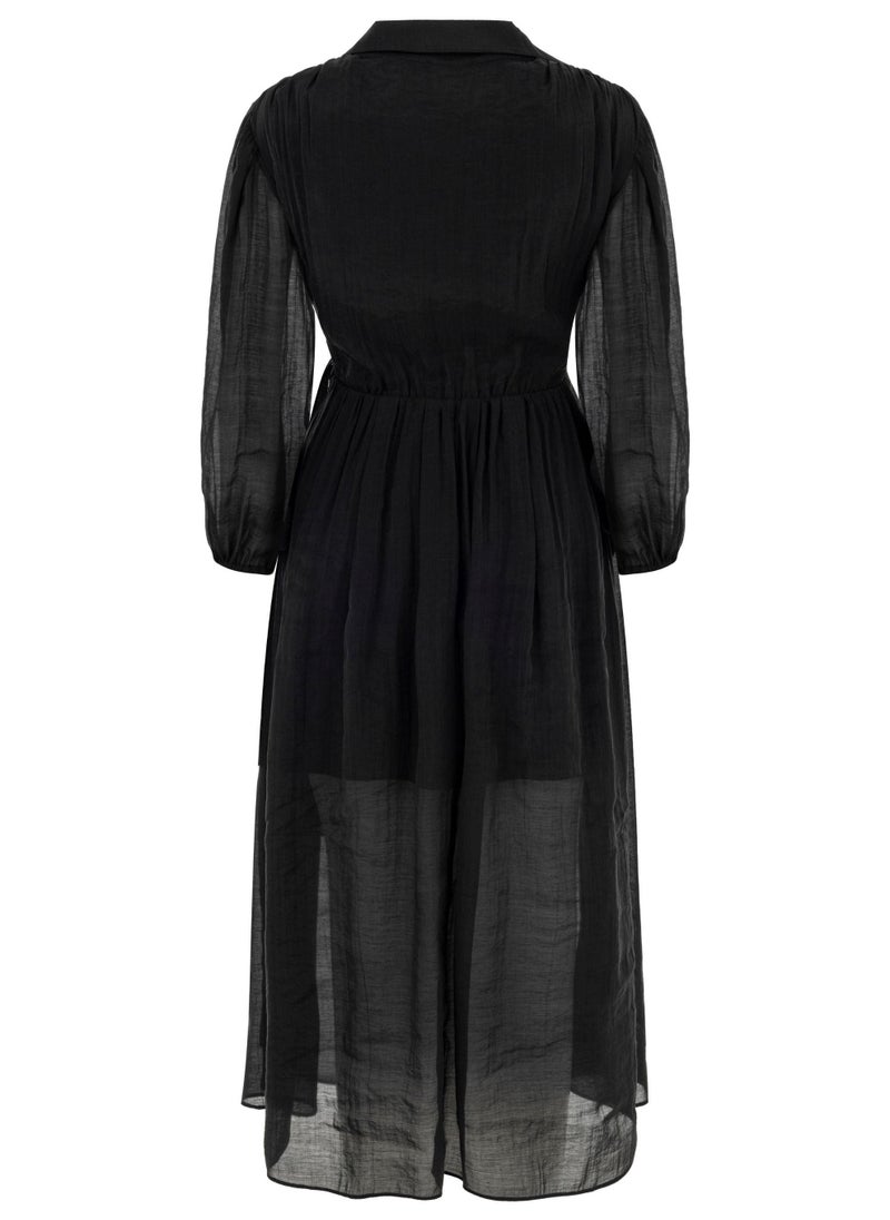 Belted Midi Dress
