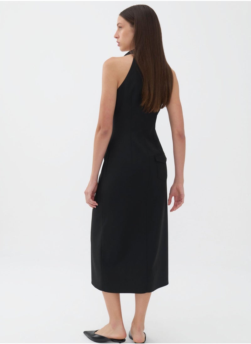 Halter Midi Dress