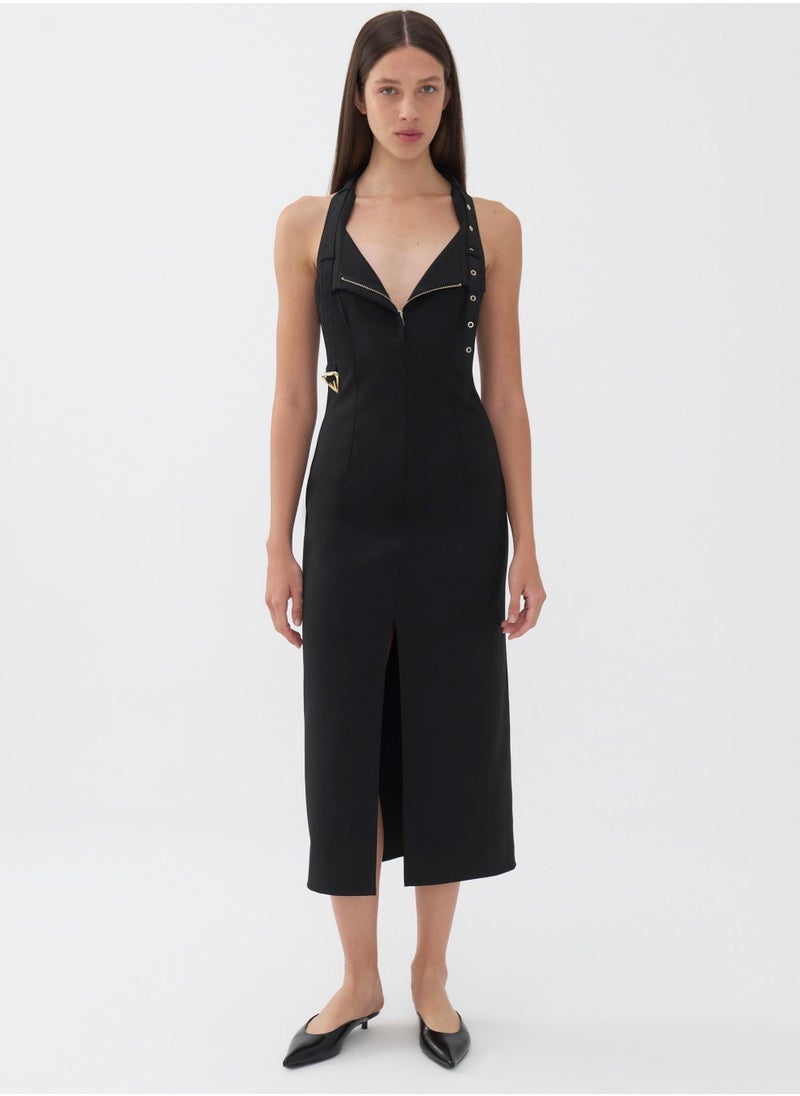 Halter Midi Dress