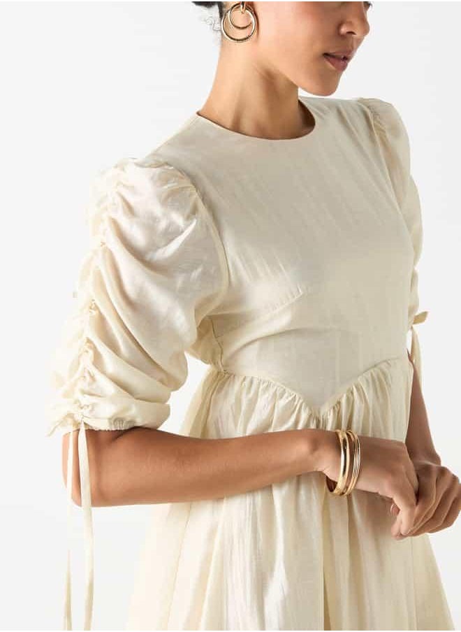 2Xtremz Ruched Detail A-line Dress