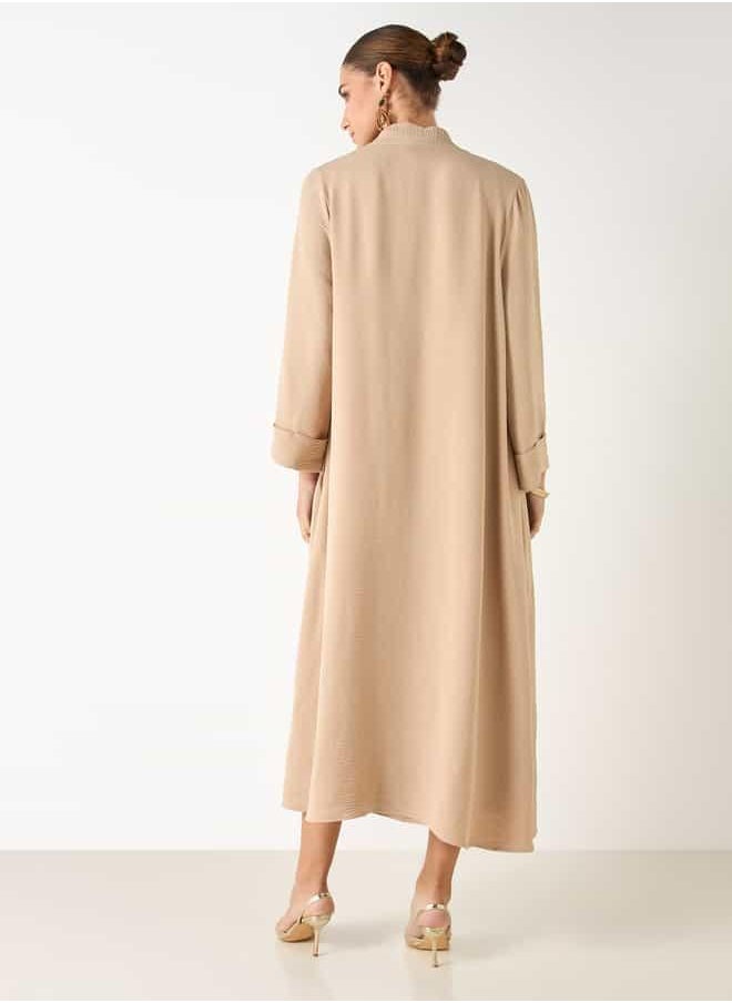 Iconic A-line Sleeveless Dress with Longline Shrug
