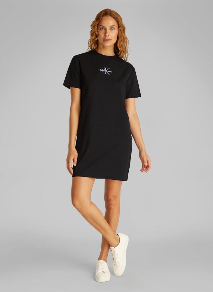 Logo Crew Neck T-Shirt Dress