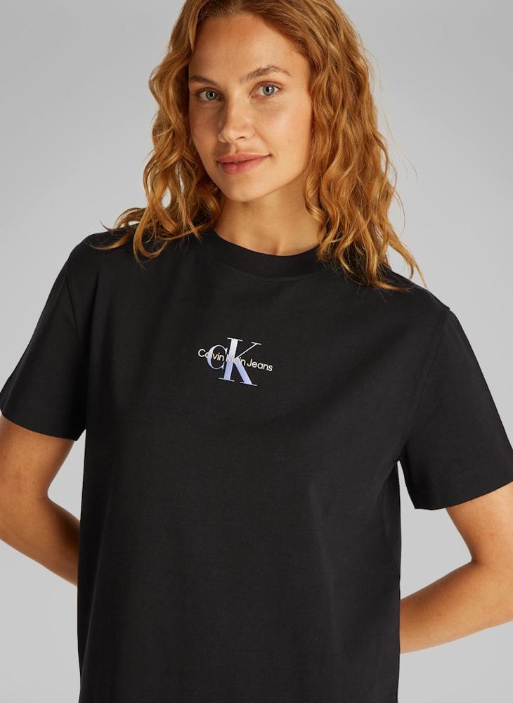Logo Crew Neck T-Shirt Dress