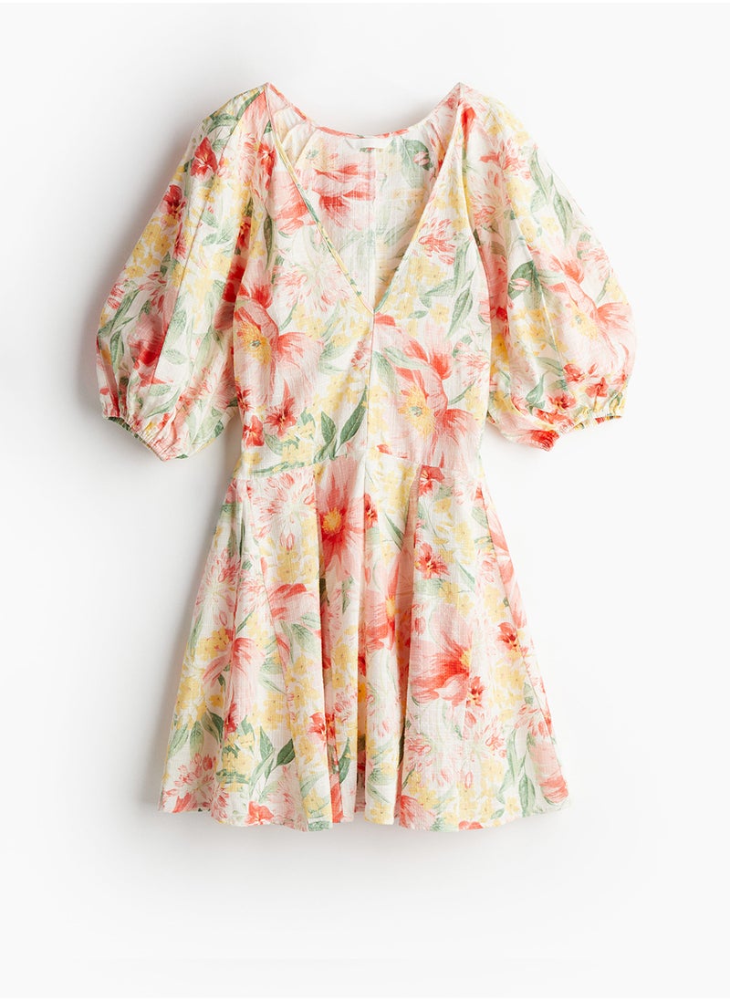 Flared-Skirt Dress