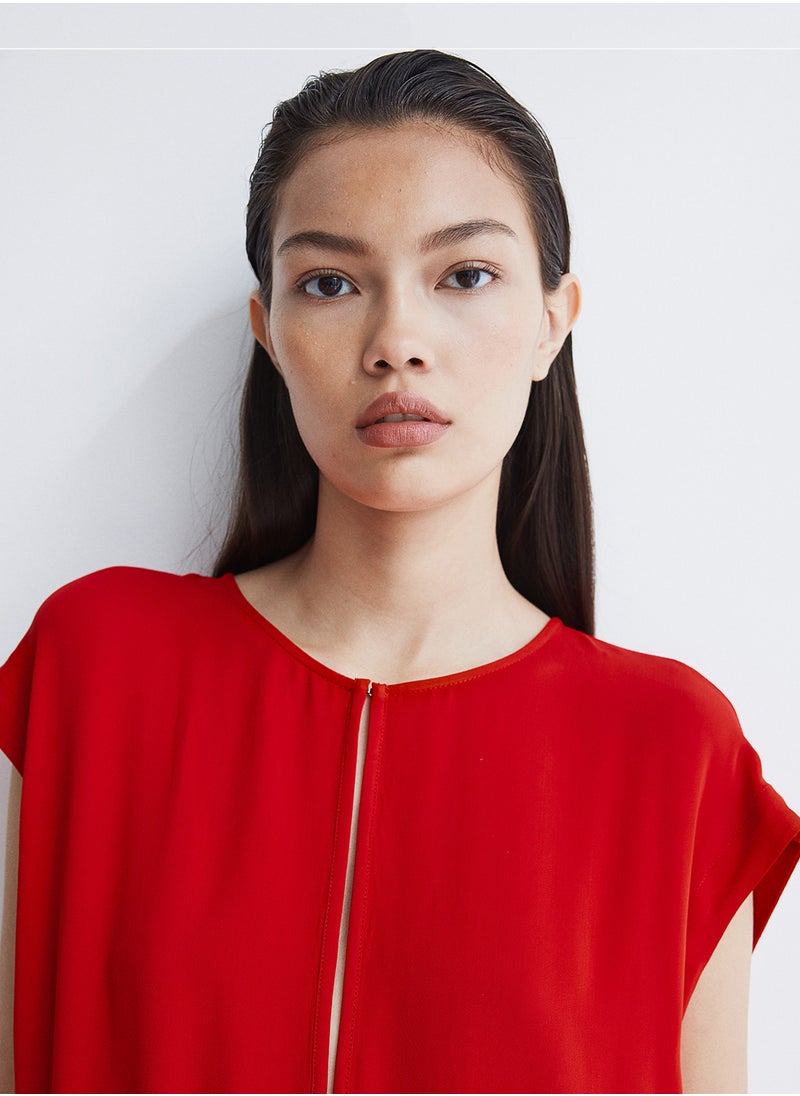 Circular-Skirt Dress