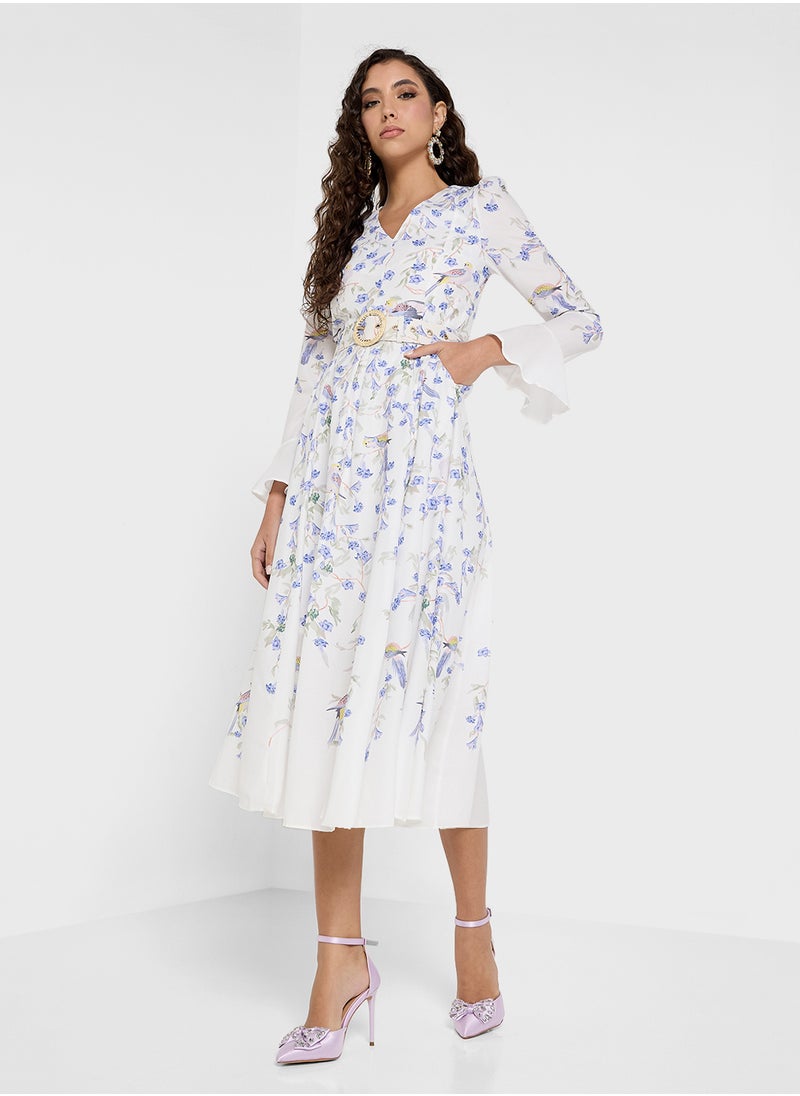 Floral Print Dress