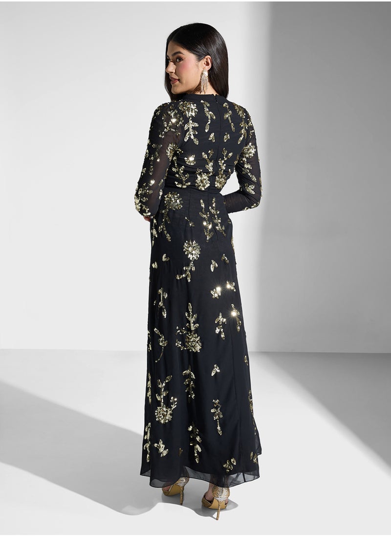 Sequin Embellished Dress