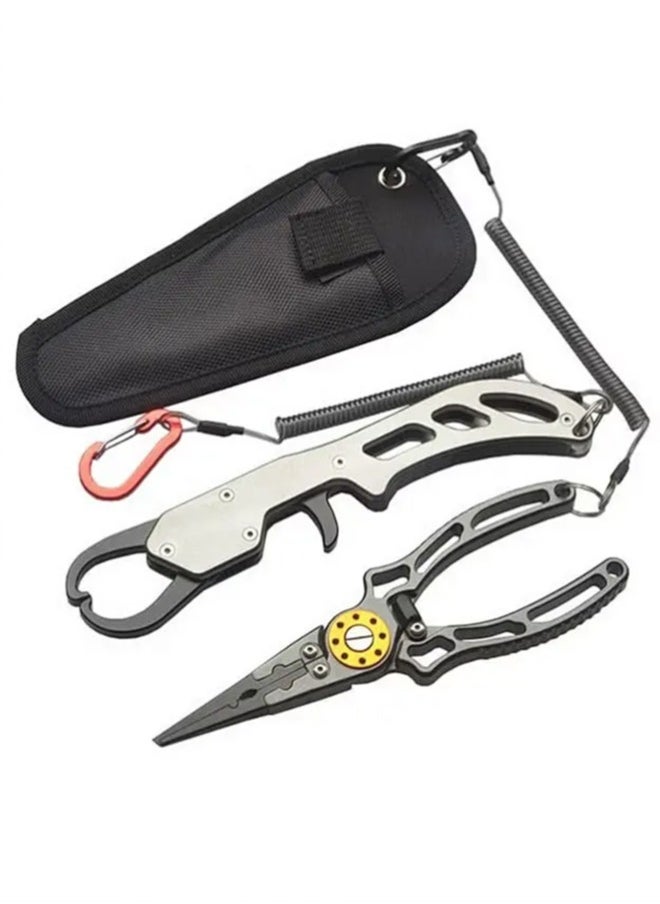 Multifunctional Aluminum Alloy Lure Pliers Fish Control Combination Set