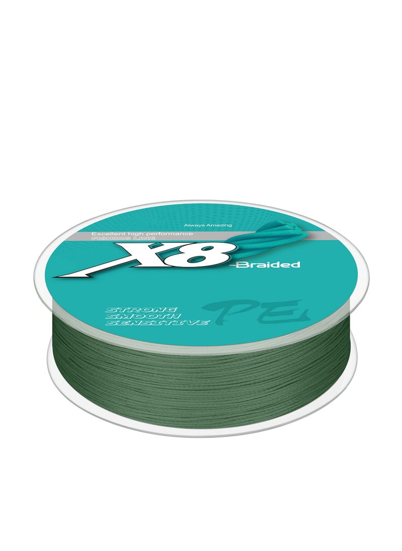 ultra thin powerful braided fishing line sensitive precise casts softer smoother abrasion resistant no stretch zero memory 6lb 275m