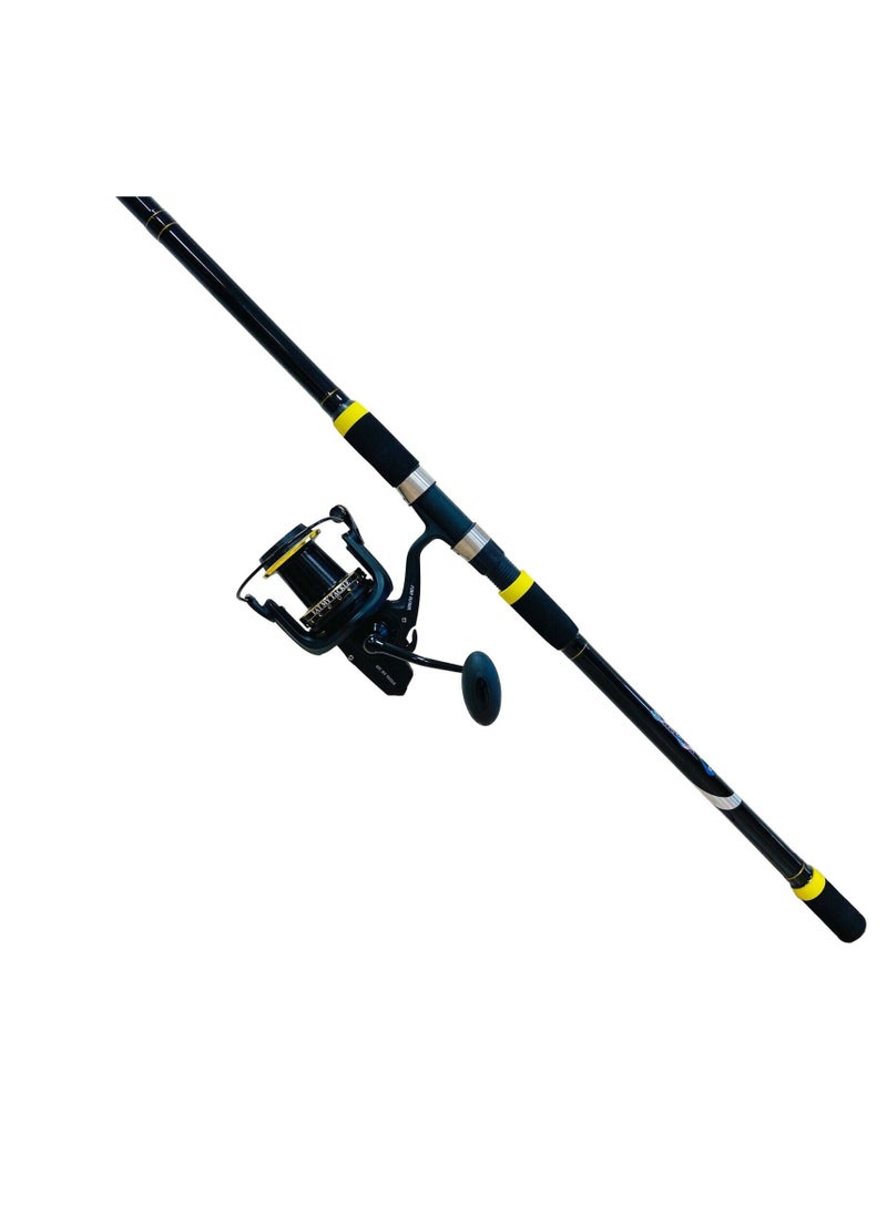 Fishing Rod Set 2.4MT on Card Lightweight Durable, and Perfect for Freshwater & Saltwater Adventures Perfect for Beginners & Experienced Anglers Compact Design for Easy Transport