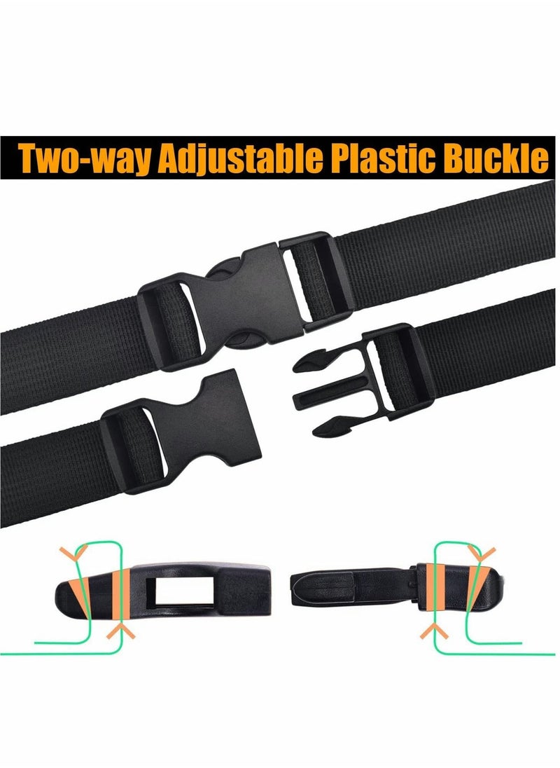 Side Release Buckle, 10 Pcs Plastic Replacement Buckles for 1 inch Webbing Backpack Strap