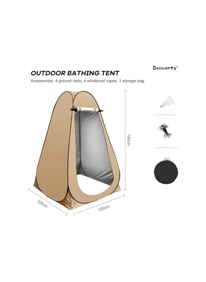 Outdoor Changing Clothes Tent, Pop Up Toilet Tent, Portable Shower with Carry Bag Privacy Shelter for Beach Camping Outdoor