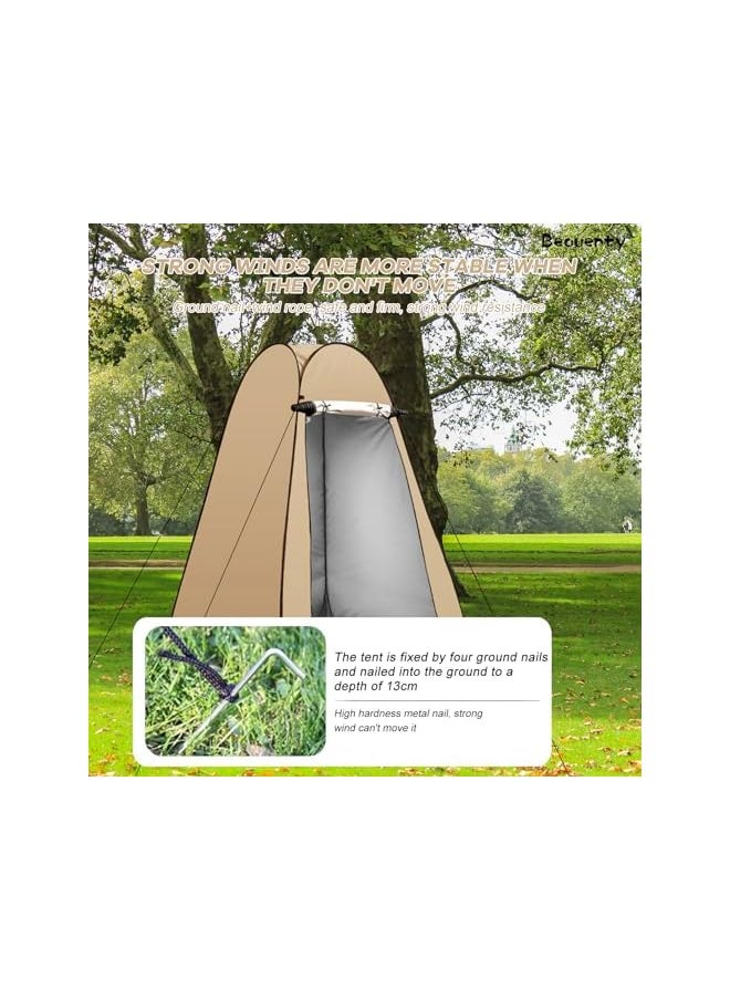 Outdoor Changing Clothes Tent, Pop Up Toilet Tent, Portable Shower with Carry Bag Privacy Shelter for Beach Camping Outdoor