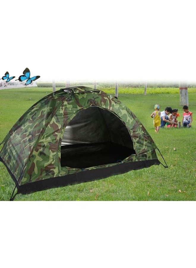 promass Tent Camouflage Patterns Camping Tent Backpacking Tent for Camping Hiking Outdoor Equipment Lightweight Single Person Camping Backpacking Tent with Carry Bag