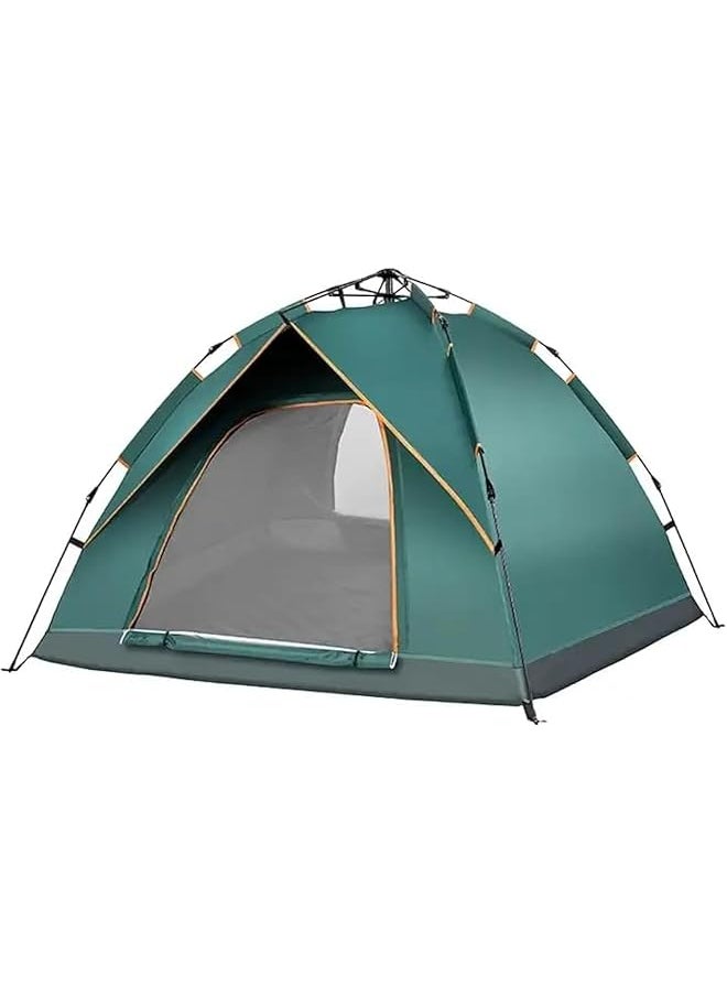 promass 4 Person Camping Tent, Lightweight Waterproof Camping Hiking Tent, Automatic Camp Tent Outdoor, Easy Setup, with Removable Rainfly and Carry Bag|200 * 200 * 135cm||Random Color|